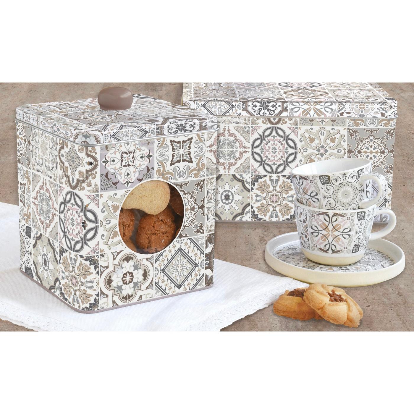 Casa Decor - Tasse À Thé Avec Soucoupe - Grès - Gris