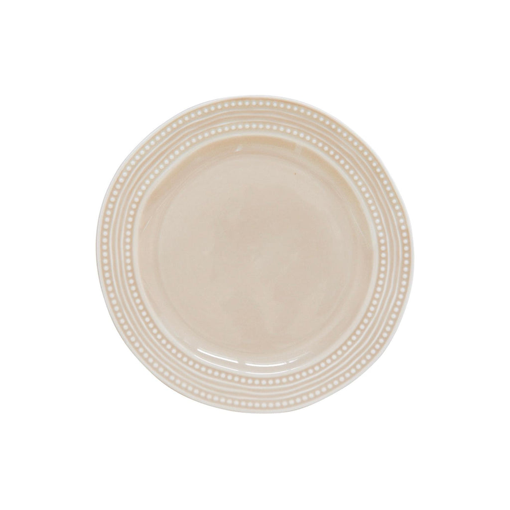 Abitare - Set De 6 Assiettes Plates - Porcelaine - Beige