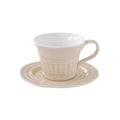 Abitare - Set De 6 Tasses À Café - Porcelaine - Beige