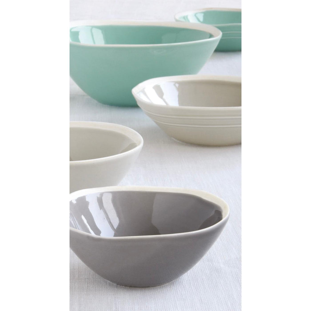 Abitare - Set of 4 Bowls - Porcelain - Light Grey