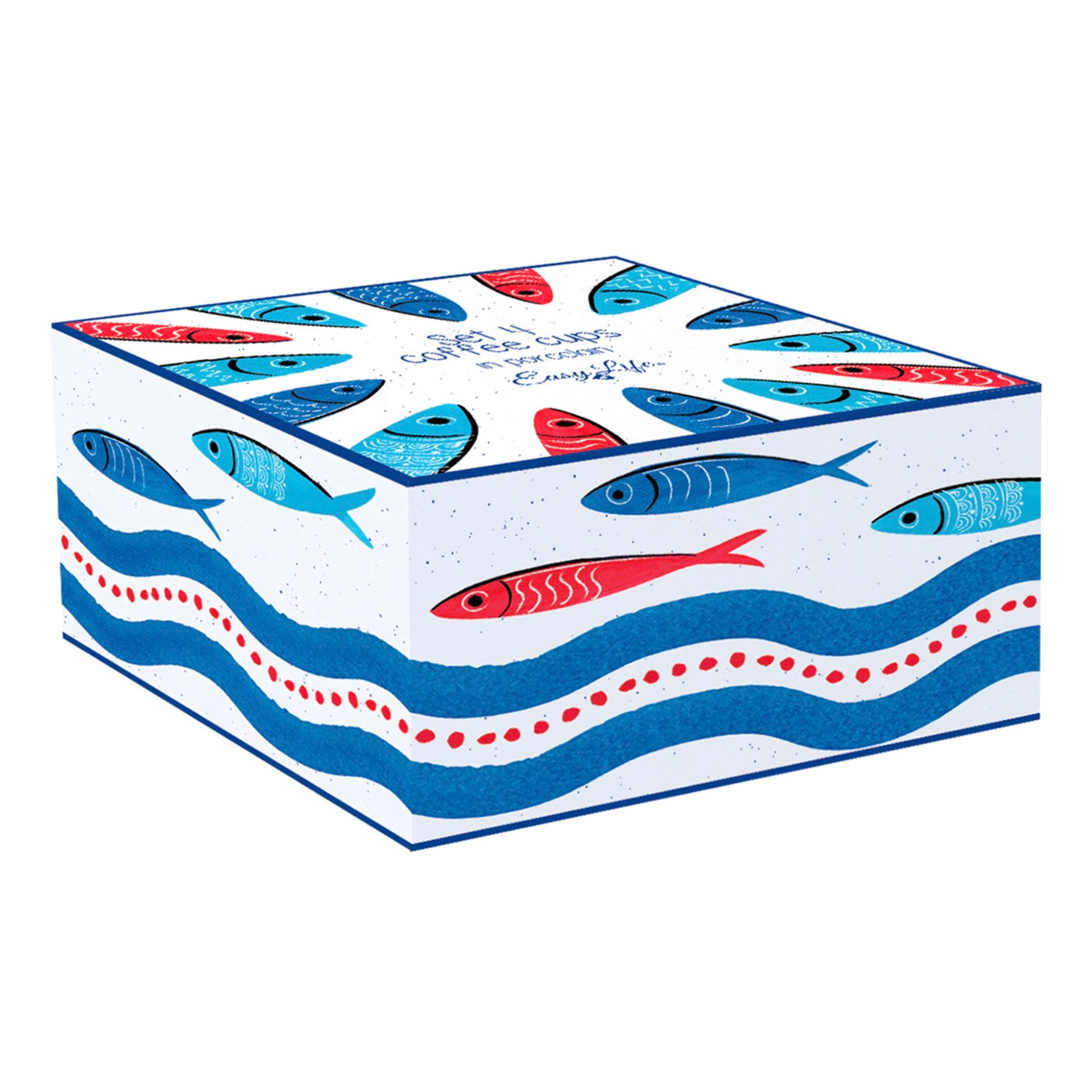 Sardine's Party - Set De 4 Tasses À Café Assorties - Porcelaine - Multicolore