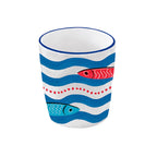 Sardine's Party - Set De 4 Tasses À Café Assorties - Porcelaine - Multicolore
