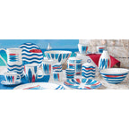 Sardine's Party - Set De 4 Tasses À Café Assorties - Porcelaine - Multicolore