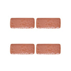 Interiors - Set De 4 Assiettes Rectangulaires - Porcelaine - Brique