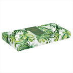 Madagascar - Plat Feuille - Porcelaine - Vert Clair