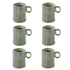 Essential - Set De 6 Mugs - Grès - Vert