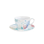 Under The Sea - Tasse Avec Soucoupe - Porcelaine - Multicolore