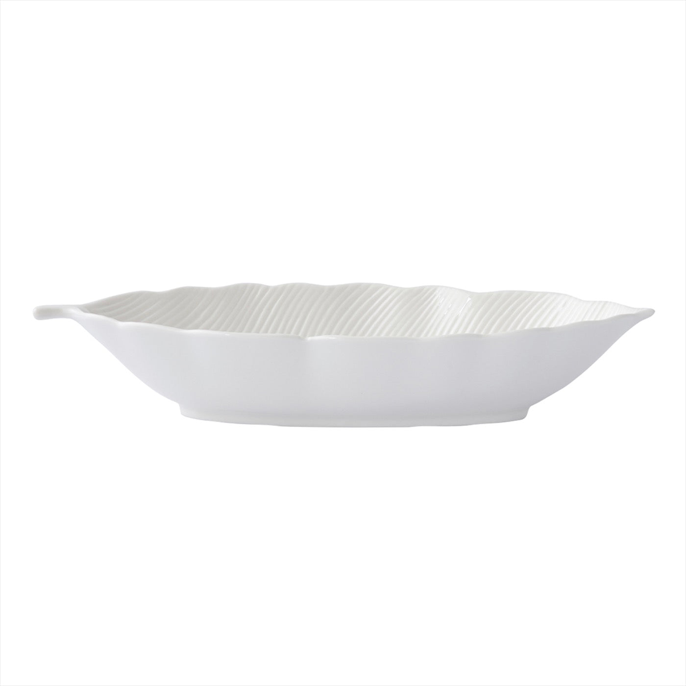 Madagascar - Coupelle Feuille - Porcelaine - Blanc