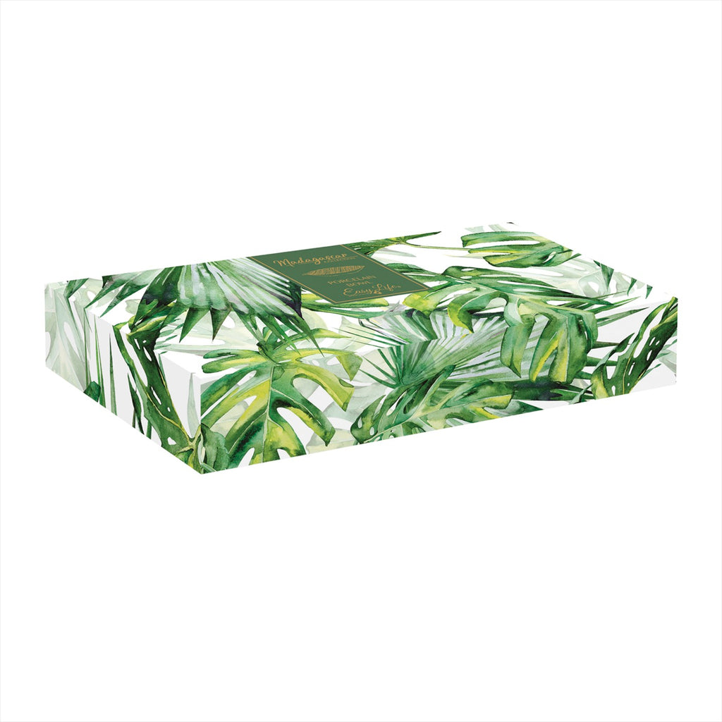 Madagascar - Coupelle Feuille - Porcelaine - Blanc