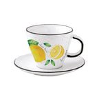 Amalfi - Tasse Avec Soucoupe - Porcelaine - Multicolore