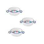 Sardine's Party - Set De 3 Bols Avec Anses - Porcelaine - Multicolore