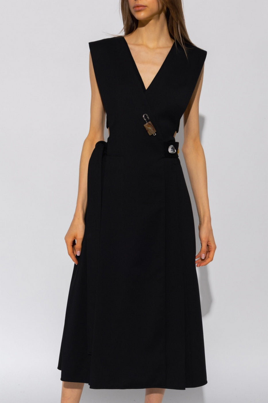Proenza Schouler - Wool Twill Pinafore Dress - Black - Women's