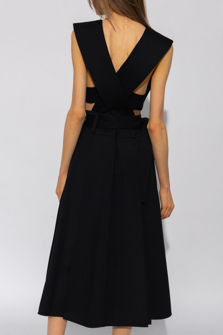 Proenza Schouler - Wool Twill Pinafore Dress - Black - Women's