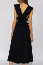 Proenza Schouler - Wool Twill Pinafore Dress - Black - Women's