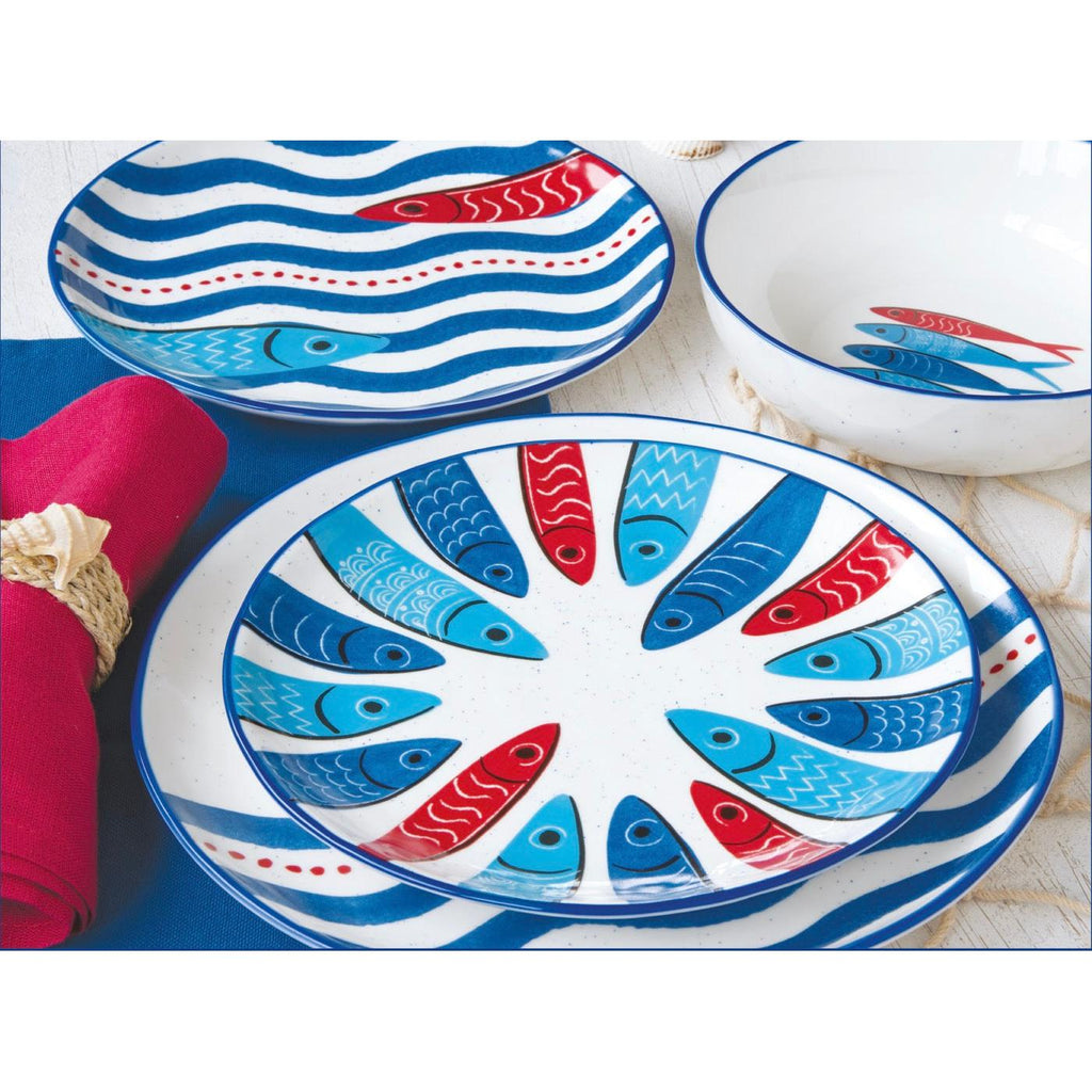 Sardine's Party - Set De 3 Bols - Porcelaine - Multicolore