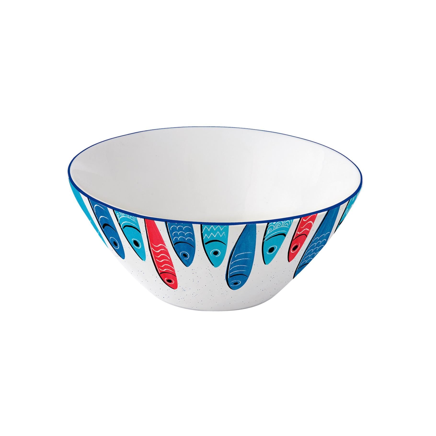 Sardine's Party - Saladier - Porcelaine - Multicolore