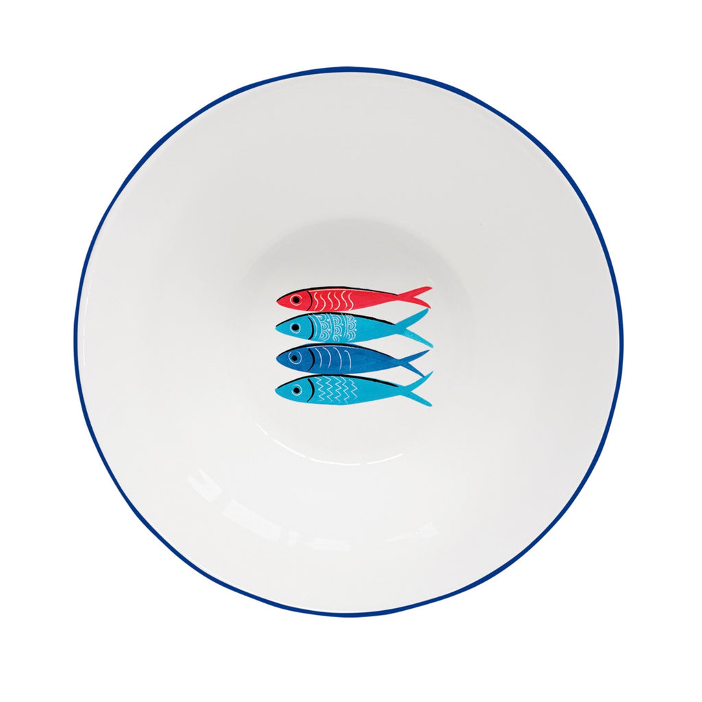 Sardine's Party - Saladier - Porcelaine - Multicolore