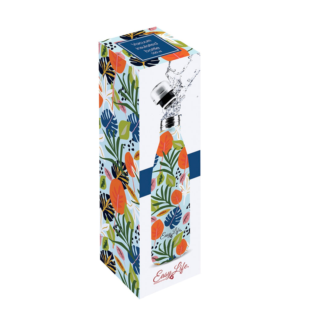 Tropical Vibes - Bouteille Isotherme - Acier Inoxydable - Multicolore