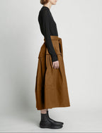 Proenza Schouler - Poplin Belted Skirt - Tobacco - Mujer