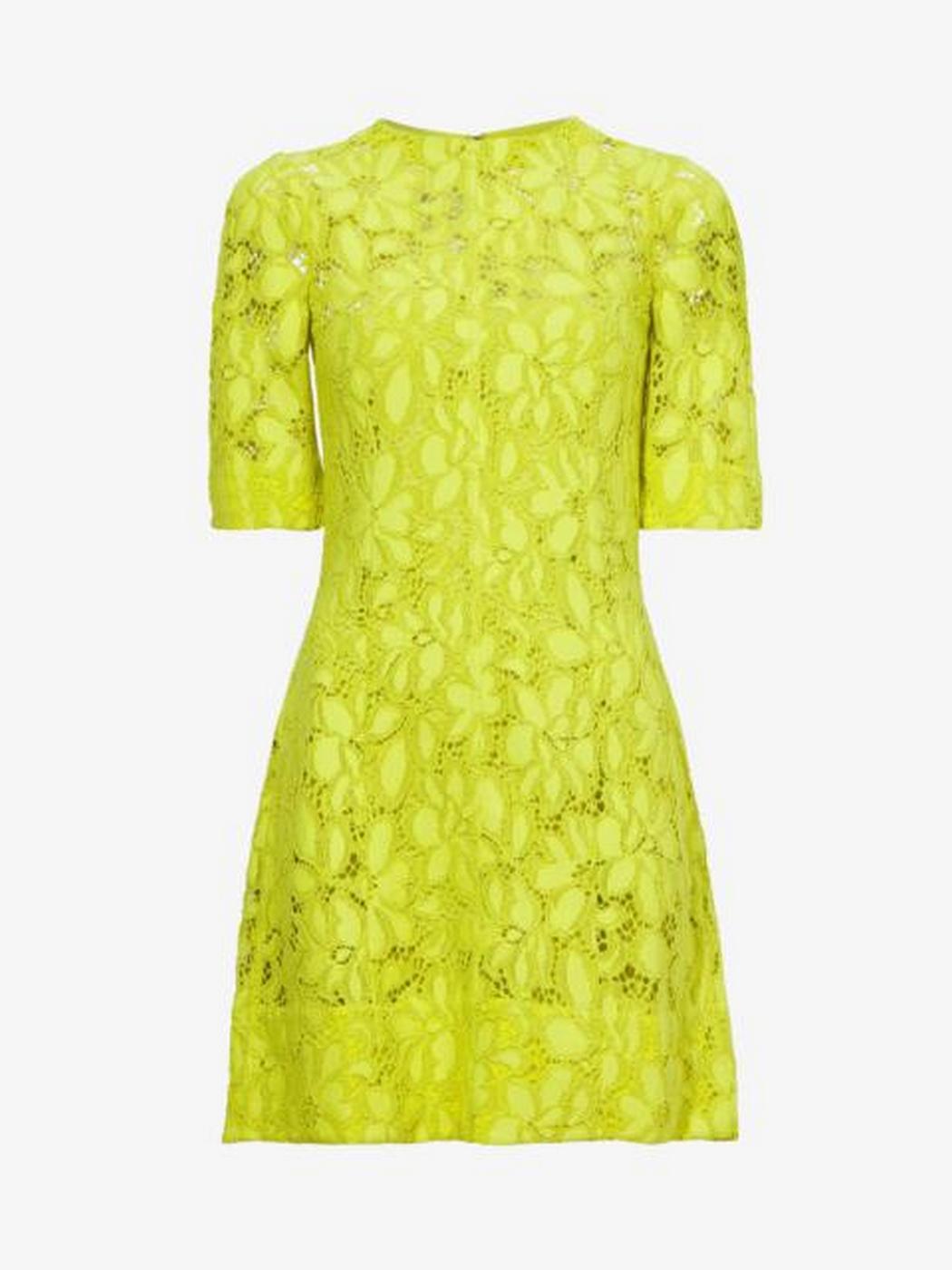Proenza Schouler - Lace Dress - Citron - Femme