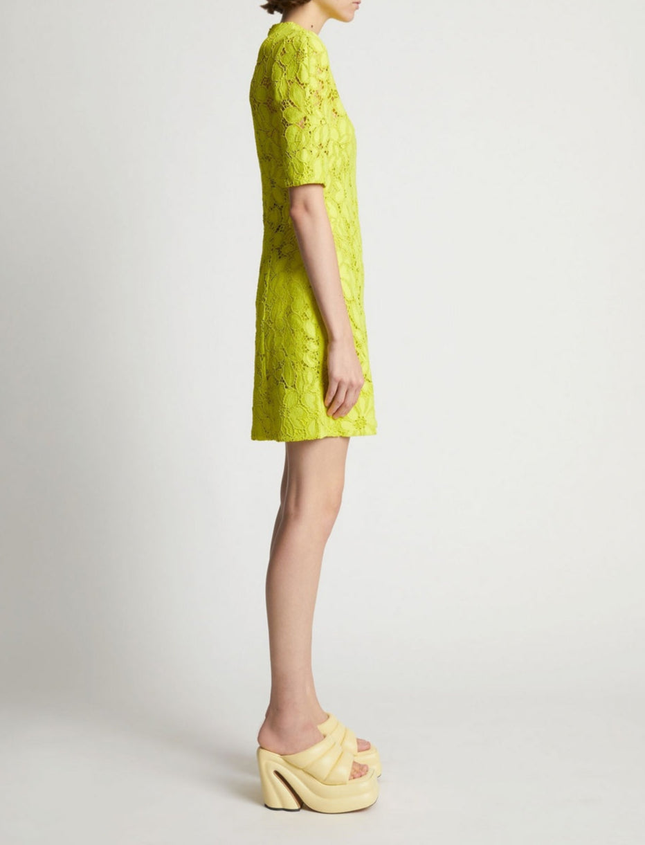 Proenza Schouler - Lace Dress - Citron - Femme