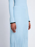 Proenza Schouler - Silk Cashmere Skirt - Light Blue - Femme