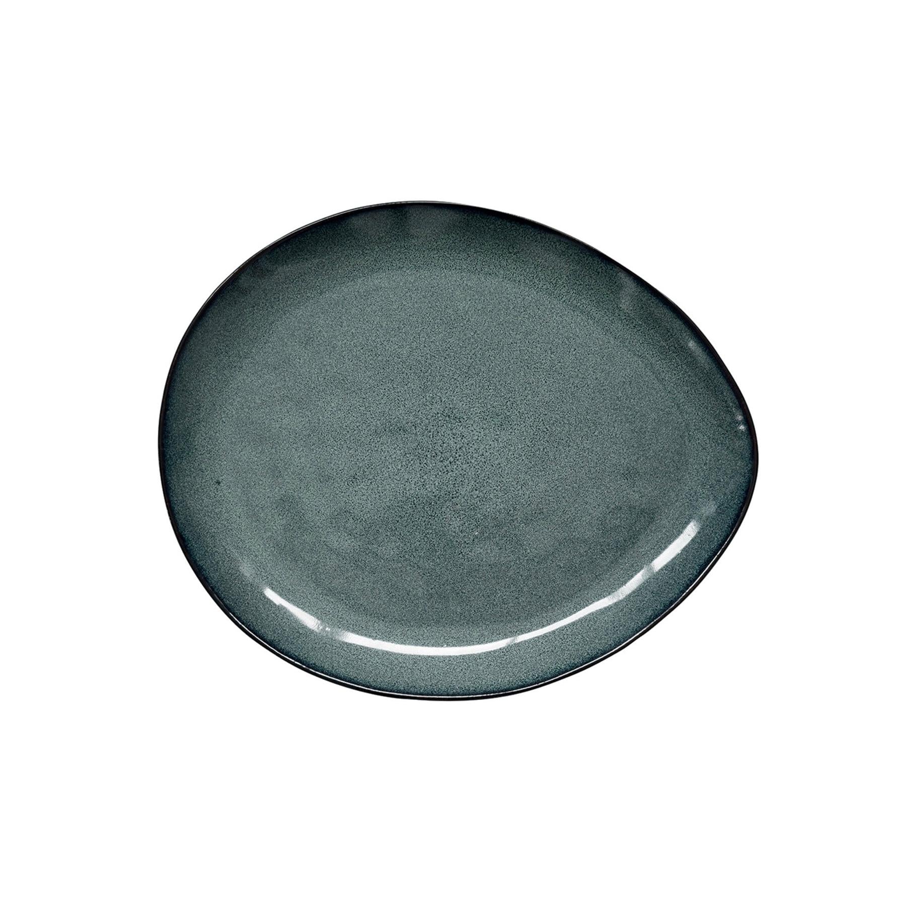 Genesis - Set De 4 Assiettes Plates - Grès - Vert