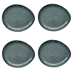 Genesis - Set De 4 Assiettes Plates - Grès - Vert