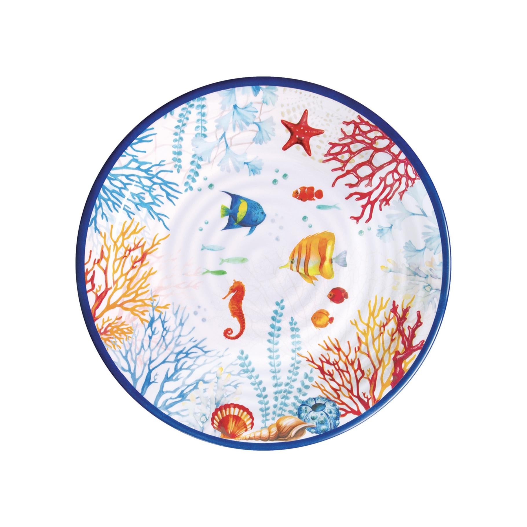 Bora Bora - Set De 6 Assiettes Plates - Multicolore
