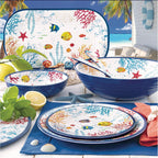 Bora Bora - Set De 6 Assiettes Plates - Multicolore