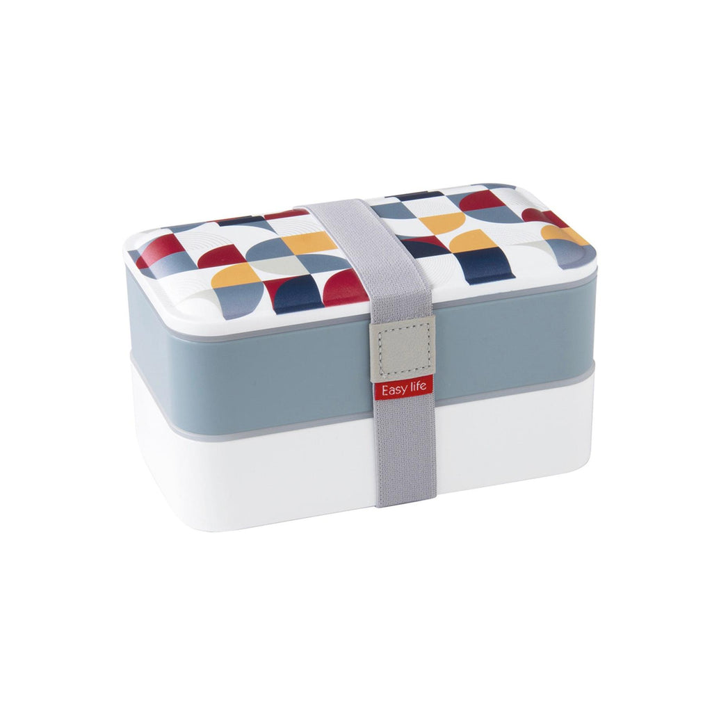 Geometric 2 - Lunch Box 2 Compartimentos - Polipropileno - Multicolor