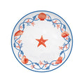 Cote De Mer - Set De 4 Assiettes Étoile De Mer - Porcelaine - Multicolore