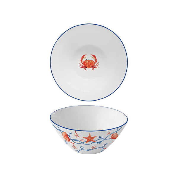 Cote De Mer - Set De 6 Bols - Porcelaine - Multicolore