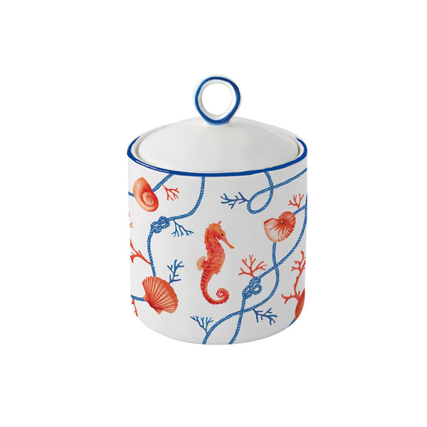 Cote De Mer - Set De 2 Bocaux - Porcelaine - Multicolore