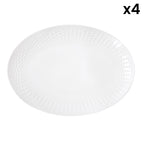 Drops - Oval Serving Dish - Porcelain - White