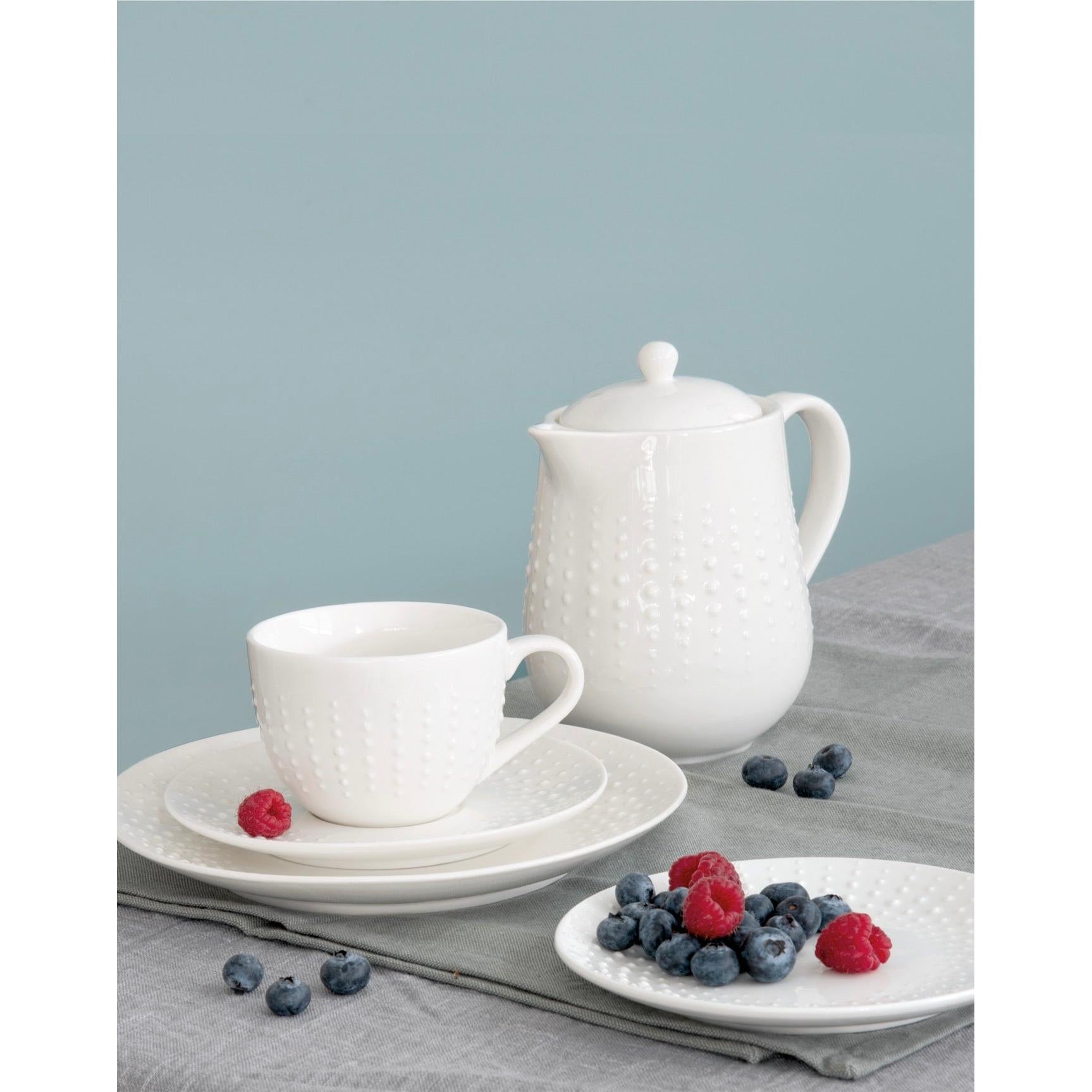 Drops - Oval Serving Dish - Porcelain - White