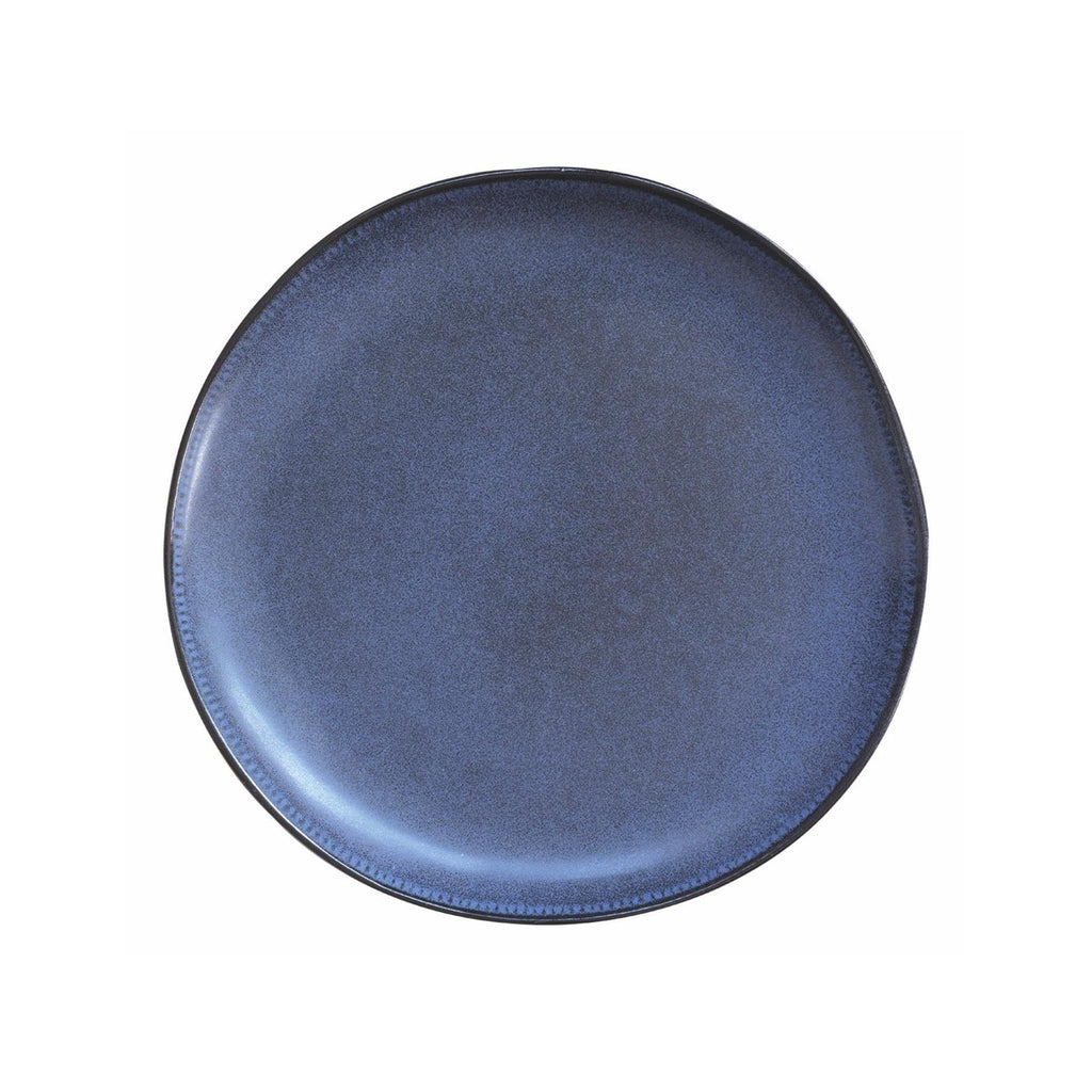Blue Maison - Set De 6 Platos Llanos - Gres - Azul