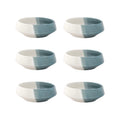Double - Set De 6 Bols - Porcelaine - Vert