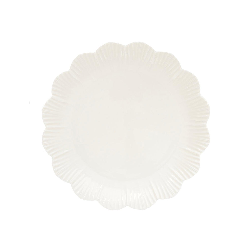 Fleuri - Set Of 6 Dessert Plates - Porcelain - White