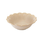 Fleuri - Set De 2 Saladiers - Porcelaine - Beige