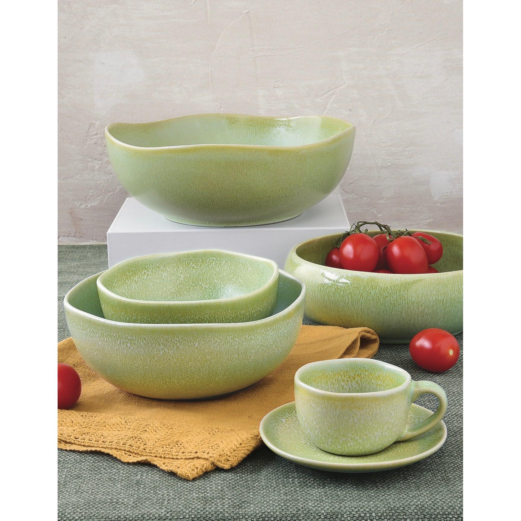 Terra - Set De 6 Mugs - Grès - Marron