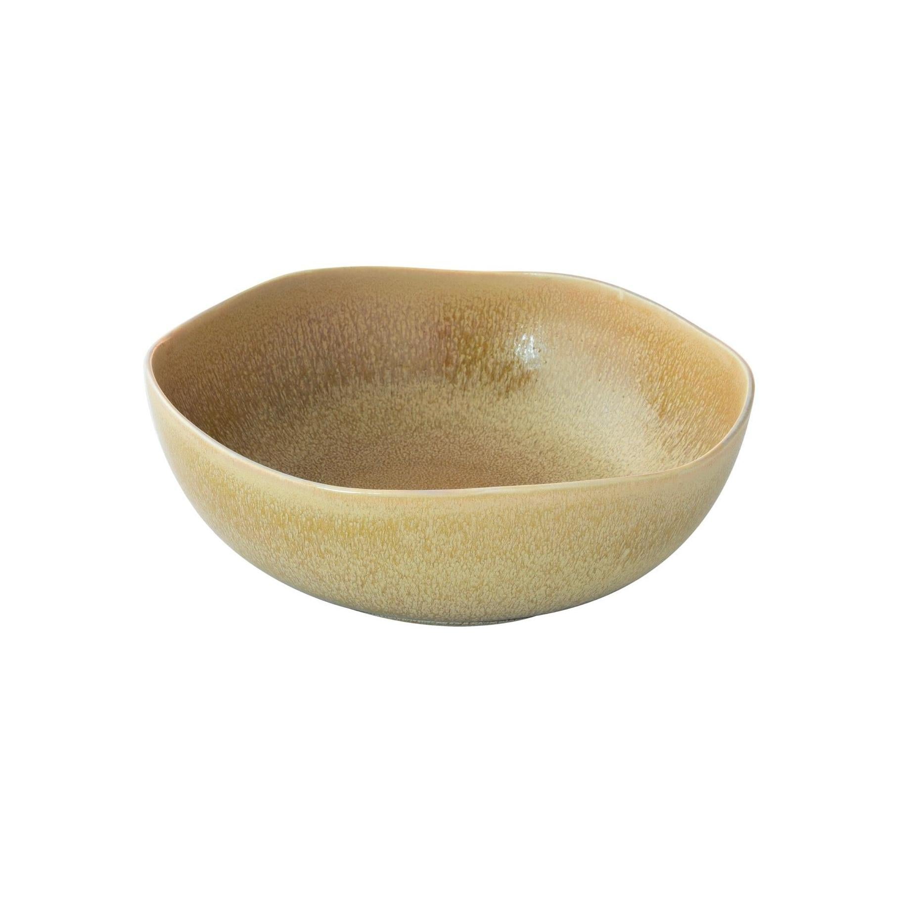 Terra - Set De 2 Saladiers - Grès - Marron