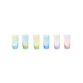 Rainbow - Set of 6 Drinking Glasses - Glass - Multicolour