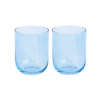 Rainbow - Set De 2 Verres À Eau - Verre - Bleu