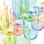 Rainbow - Set De 2 Verres À Eau - Verre - Rose