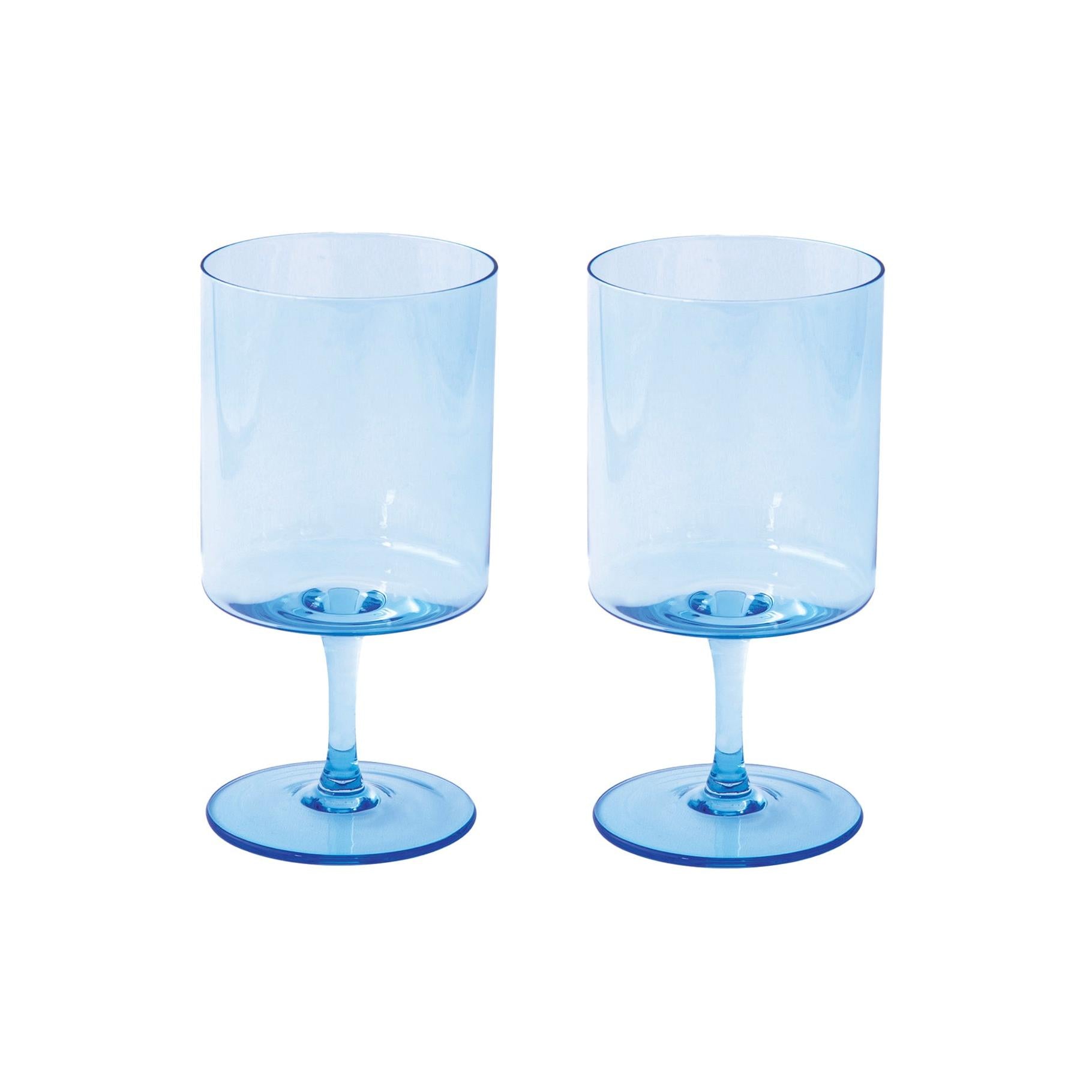 Rainbow - Set De 2 Vasos - Vidrio - Azul