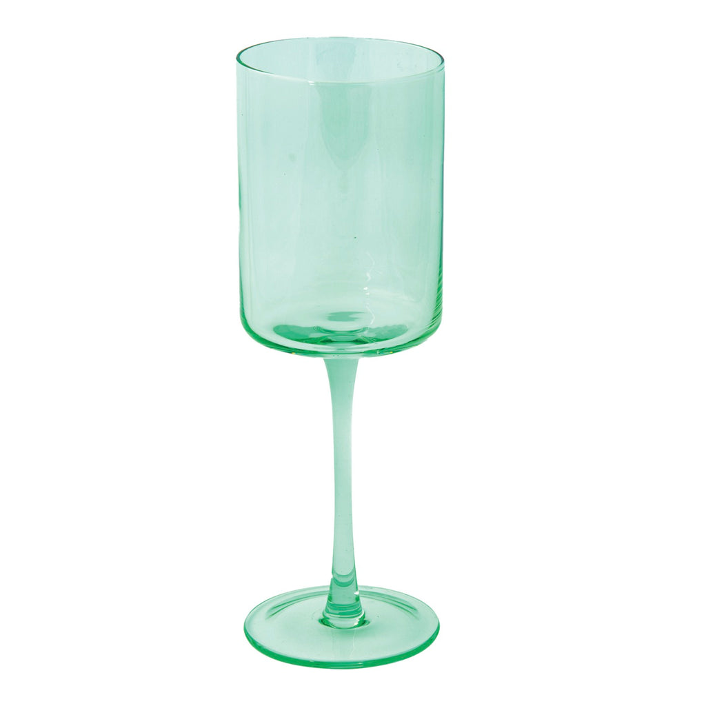 Rainbow - Set of 2 Wine Glasses - Glass - Green