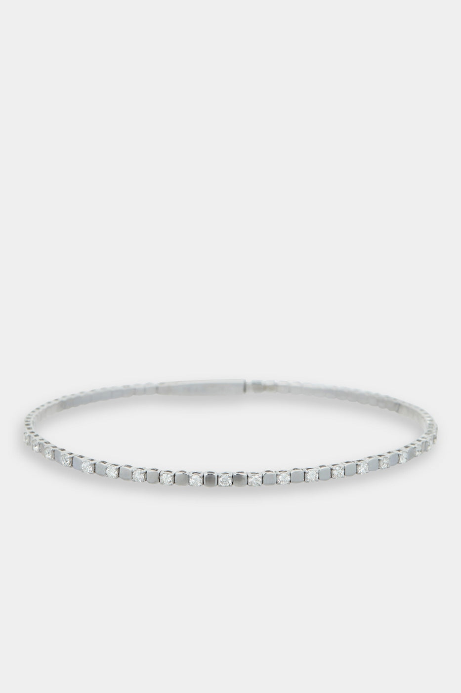 Brazalete flexible "Catherine" D0.50/21 - Oro blanco 375/1000