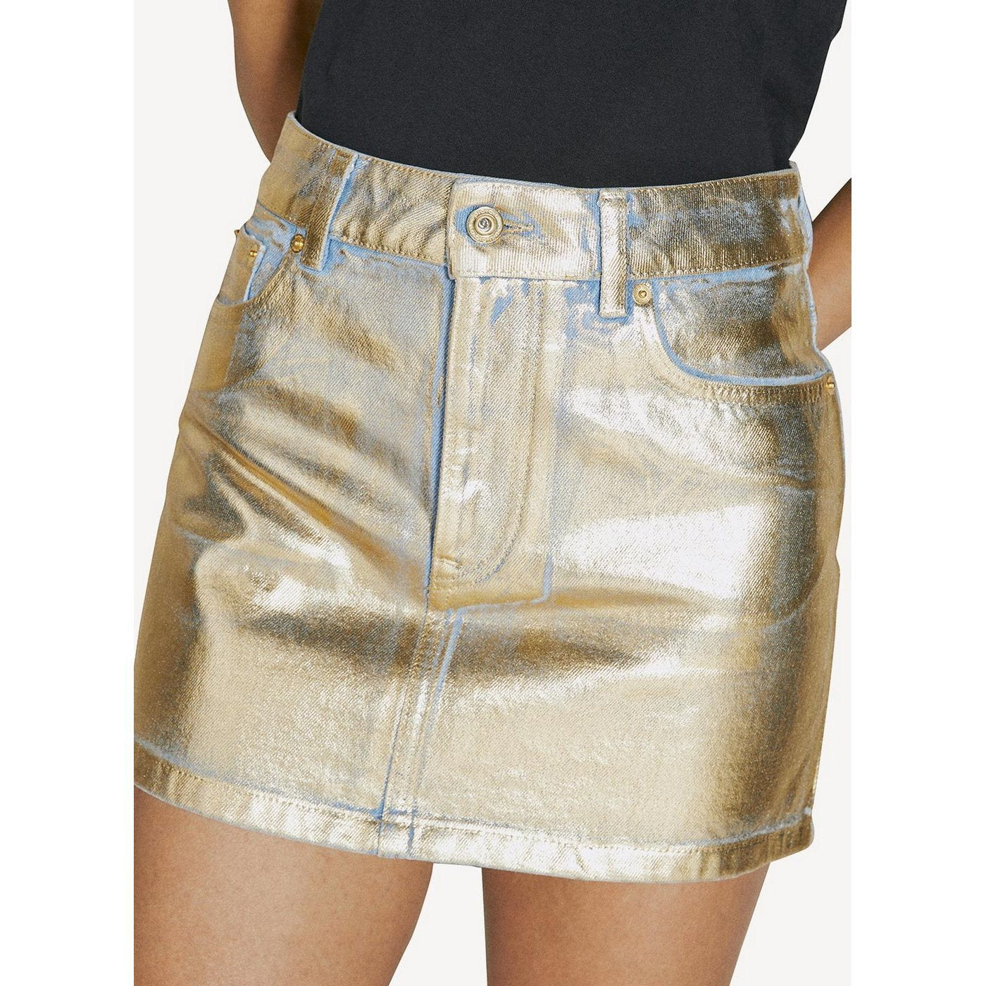 Woven Skirt - Dark Gold - Women