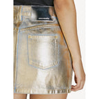 Woven Skirt - Dark Gold - Women
